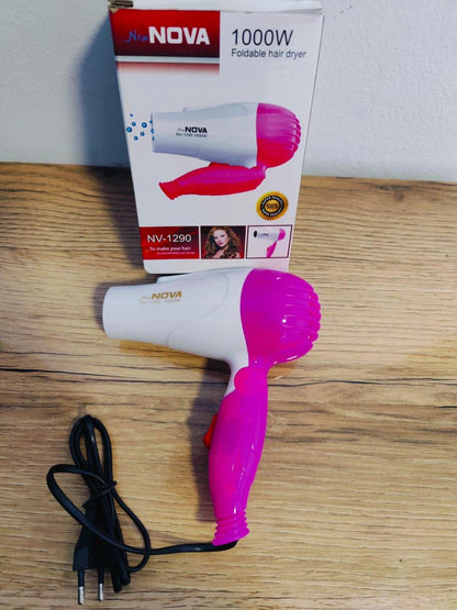 ightweight Portable Hair Dryer - Fast Drying, 1000 Watts, 1 Pcs - Smooth Hair Experience