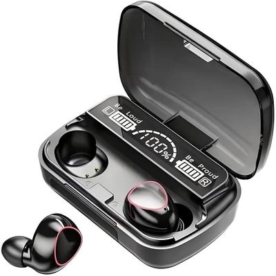 Bluetooth 5.3 Earbuds with Long-Lasting Battery - Black - 1 Pcs