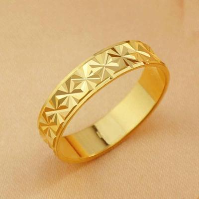 Alloy Men's Golden Ring Band