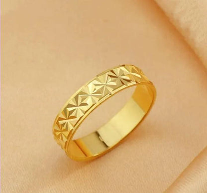 Alloy Men's Golden Ring Band