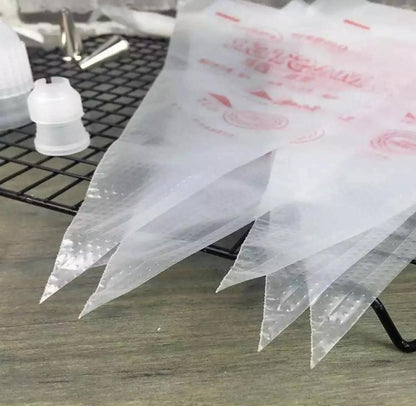 Cake Decoration Plastic Bags, Pack Of 10