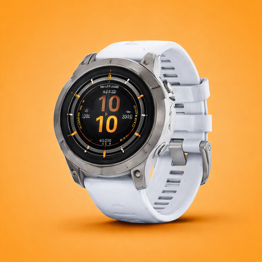 Digital watch by Rabiya Mart showing time, digital display, and sleek design with a black strap.