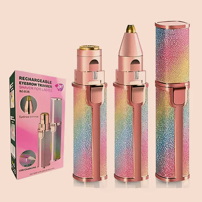 2 in 1 Facial Trimmer for Women (Rechargeable)