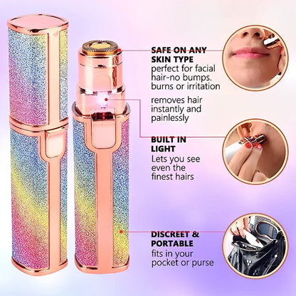 2 in 1 Facial Trimmer for Women (Rechargeable)